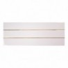 Faïence murale Open Lilla Long 12,5X32,5 cm - Blanc Brillant 