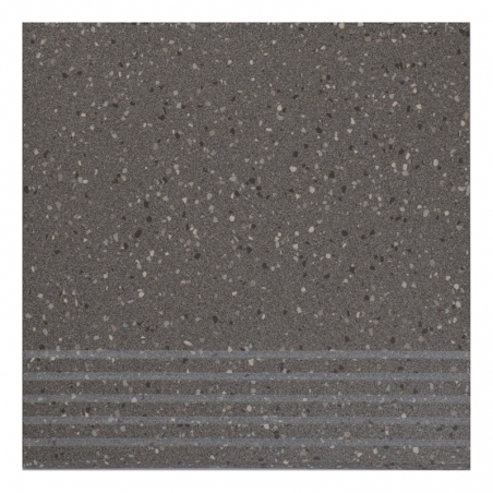 Nez de marche DEEP GREY NATURAL STREAM 30x30 cm - Gris Mat 