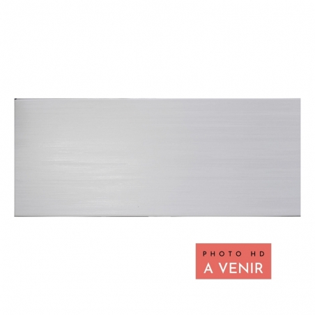 Faïence Murale STROKING WHITE 25X75 cm - Beige Satiné 